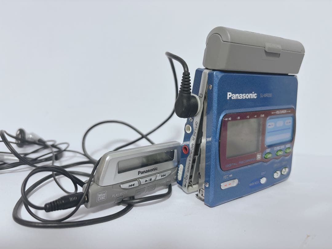 パナソニック MDプレーヤー SJ−MR200 通電確認OK