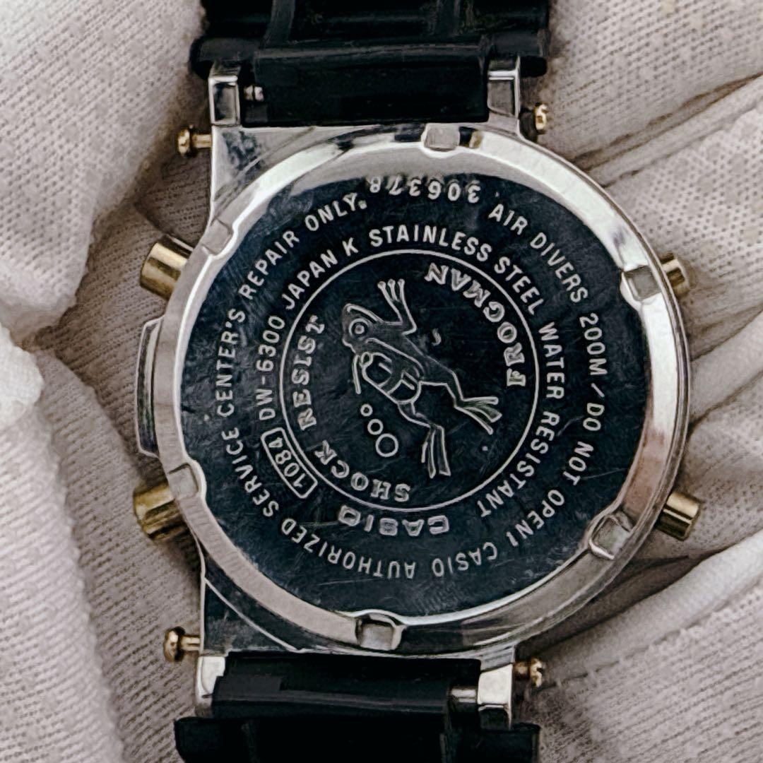 入手困難/稼動品✨ G-SHOCK　初代フロッグマン　DW-6300　ライト点灯