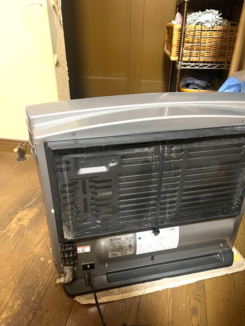 大阪ガス ガスファンヒーター シルバー 取扱説明書付き