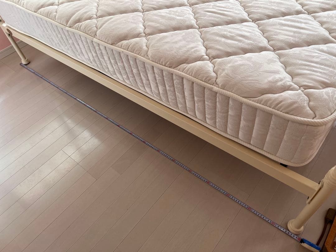 LAURA ASHLEY セミダブルベッドフレーム&マットレスM