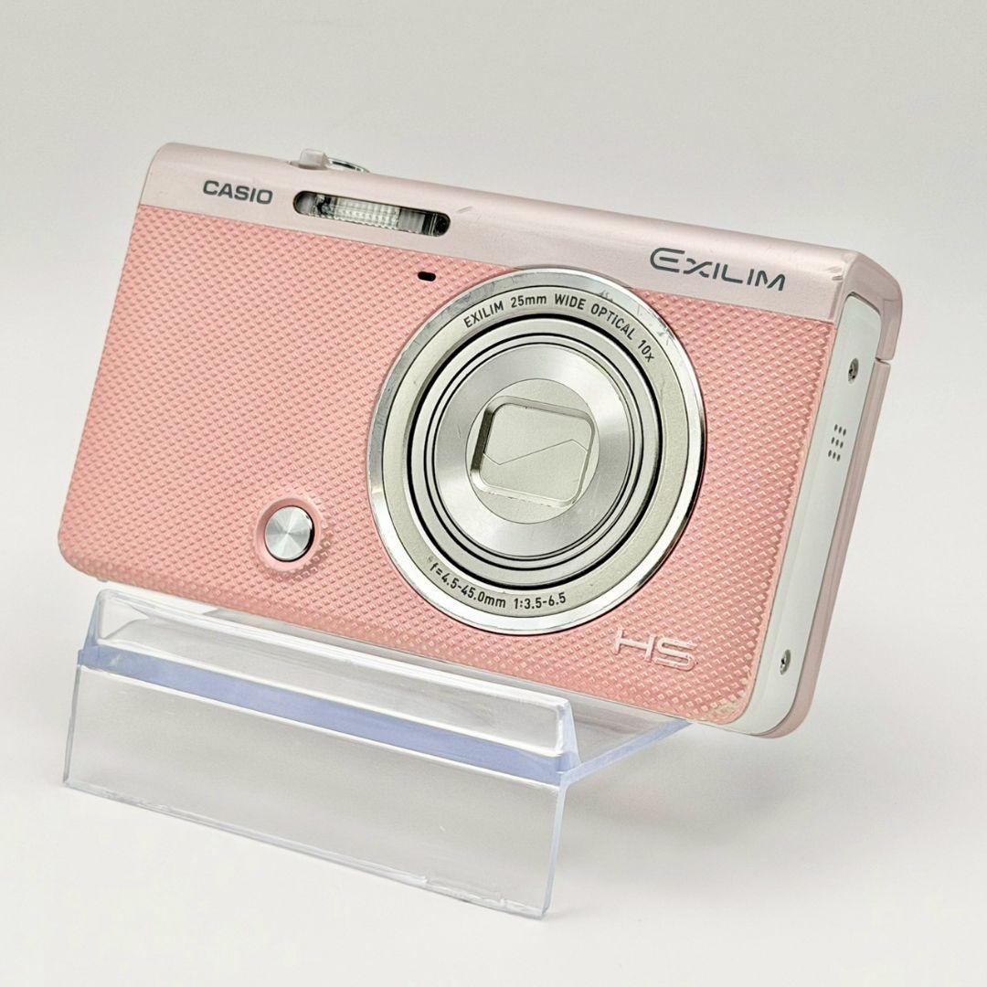【人気カラー】CASIO EX-ZR60 動作OK ピンク デジカメ 113-7
