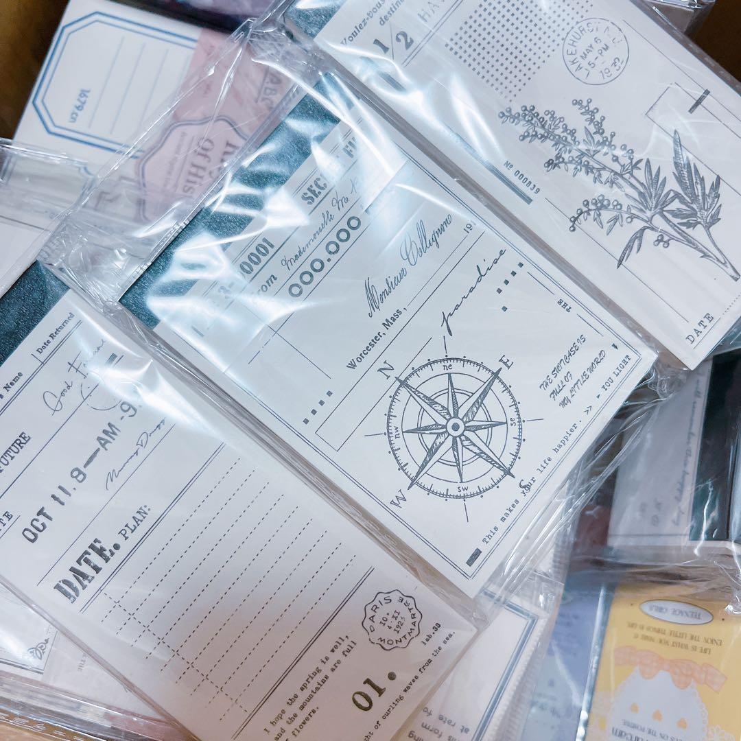 【80サイズ】　コラージュ素材　まとめ売り　紙モノ　大量　A