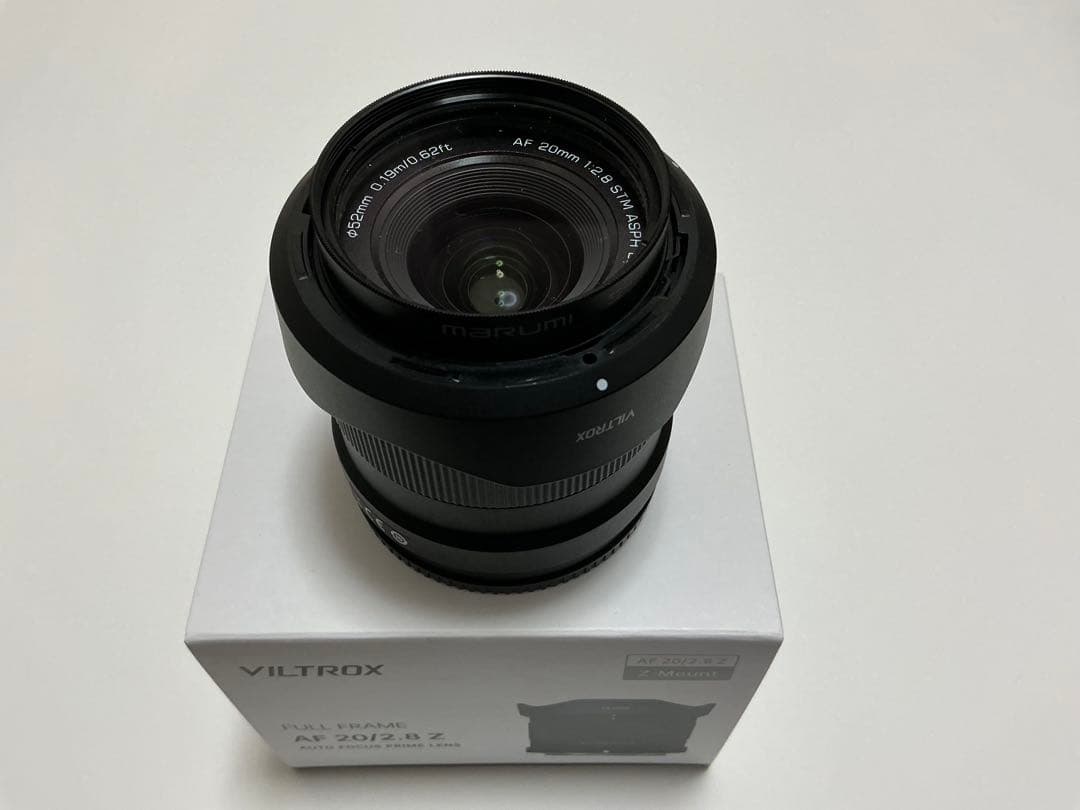 VILTROX AF 20mm F2.8 Z + レンズフィルターおまけ付