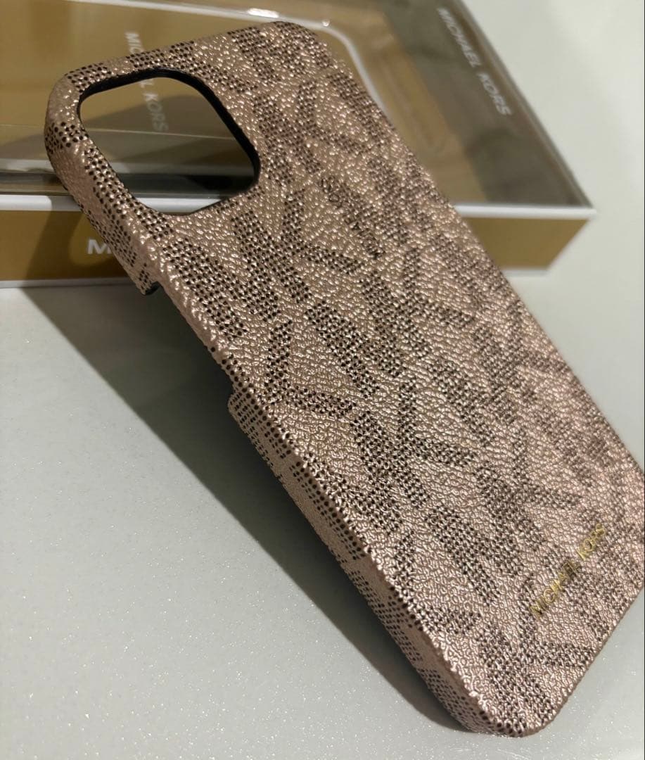 マイケルコース iPhone13 対応 ケース ローズ ロゴ