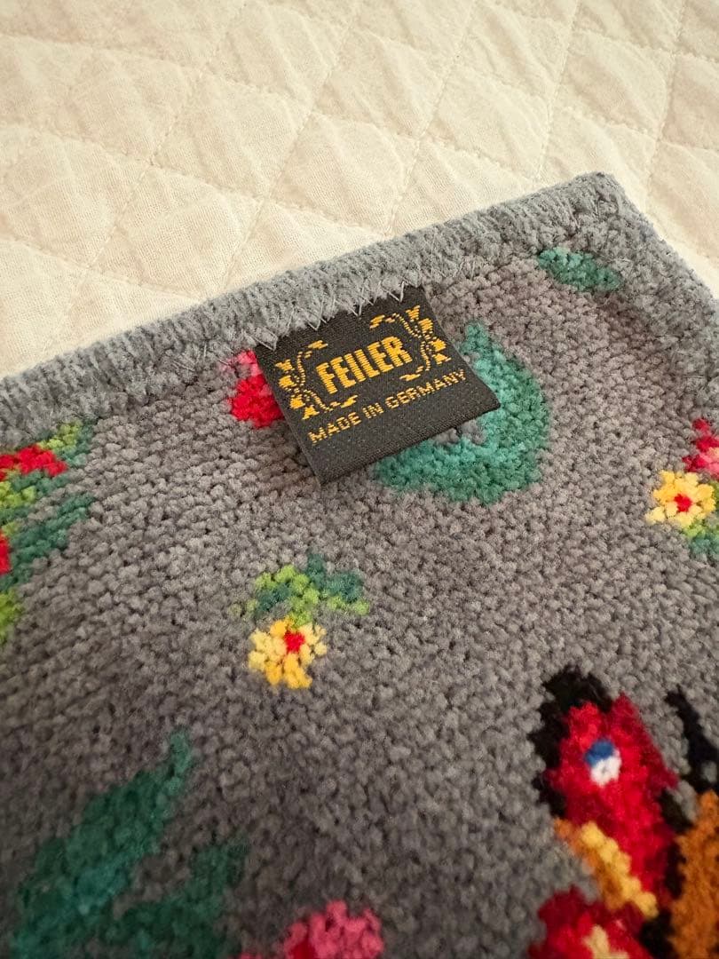 完売品 FEILER フェイラー ハイジ プティバス タオル グレー