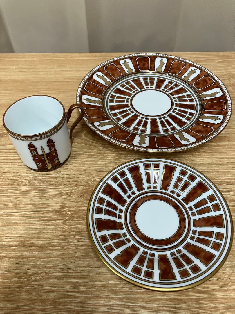 リチャードジノリ 2000 ミレニアム コレクション プレート C&S 2客 鉢