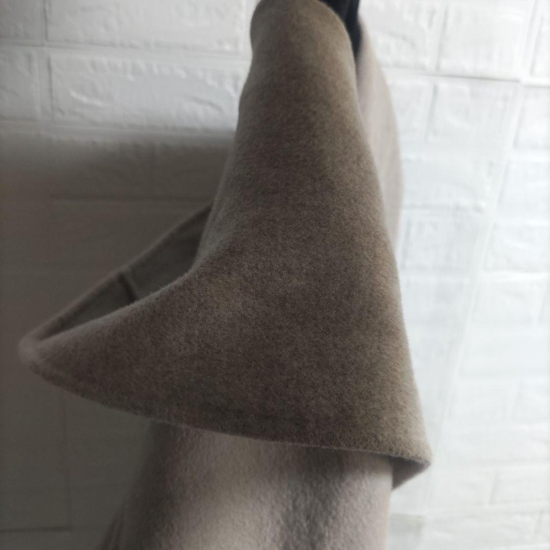 23区　ウールアンゴラ フーデットリバーコート ショート