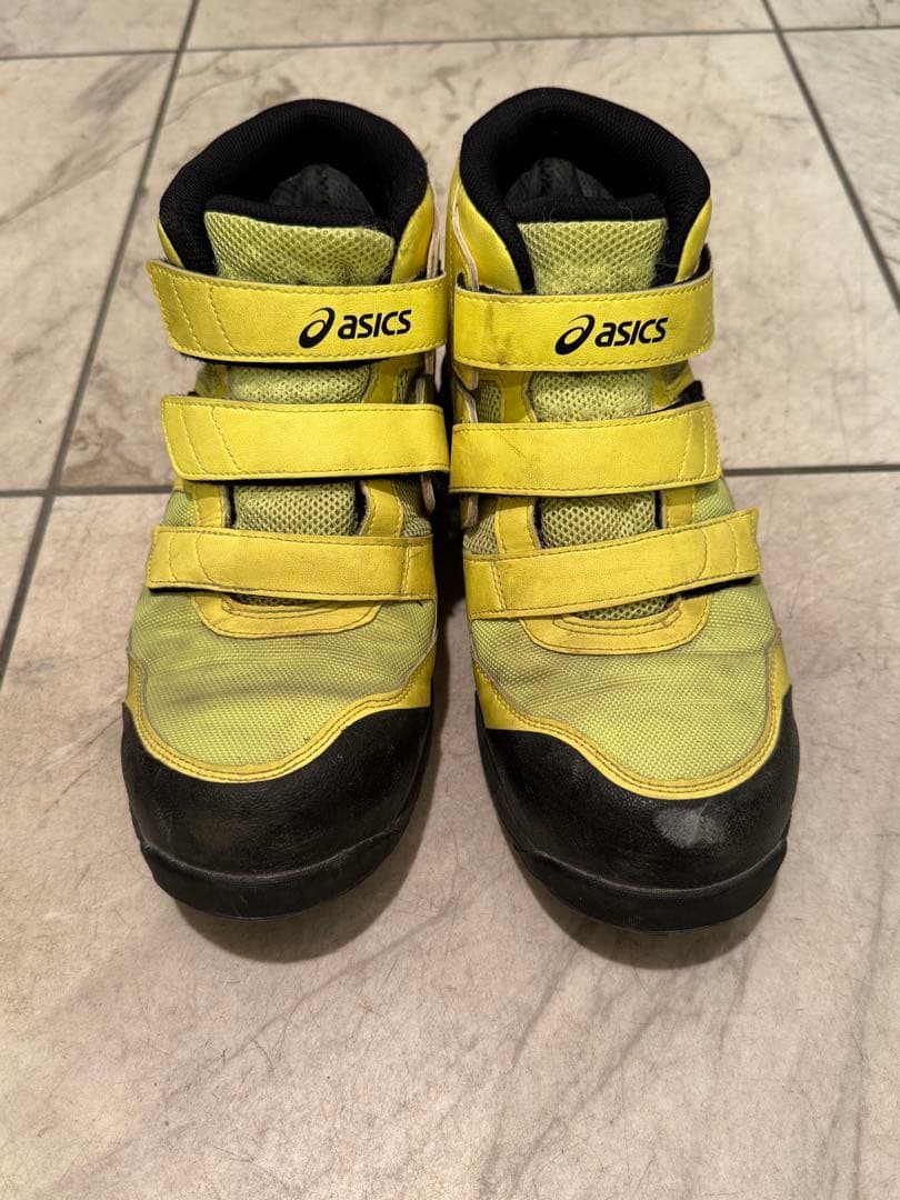 asics ウィンジョブCP601 G-TX 安全靴フラッシュイエロー×ブラック