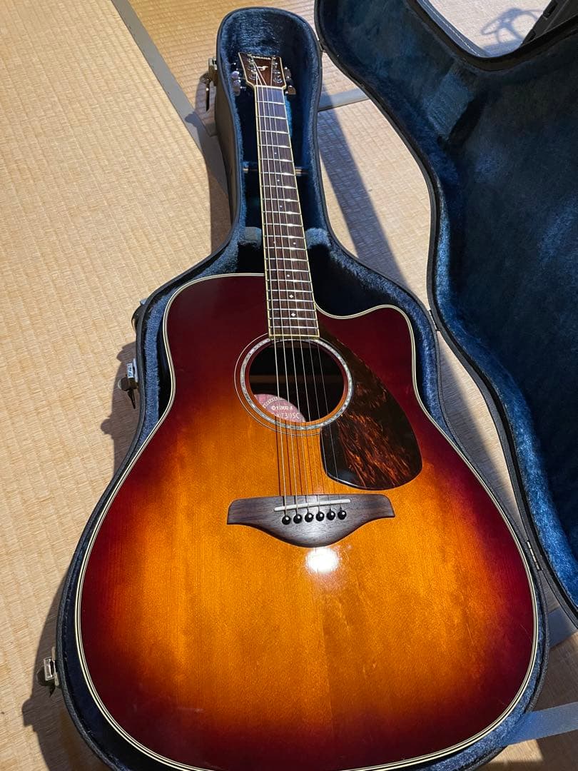 値下げします:YAMAHA FGX730SC アコースティックギター中古