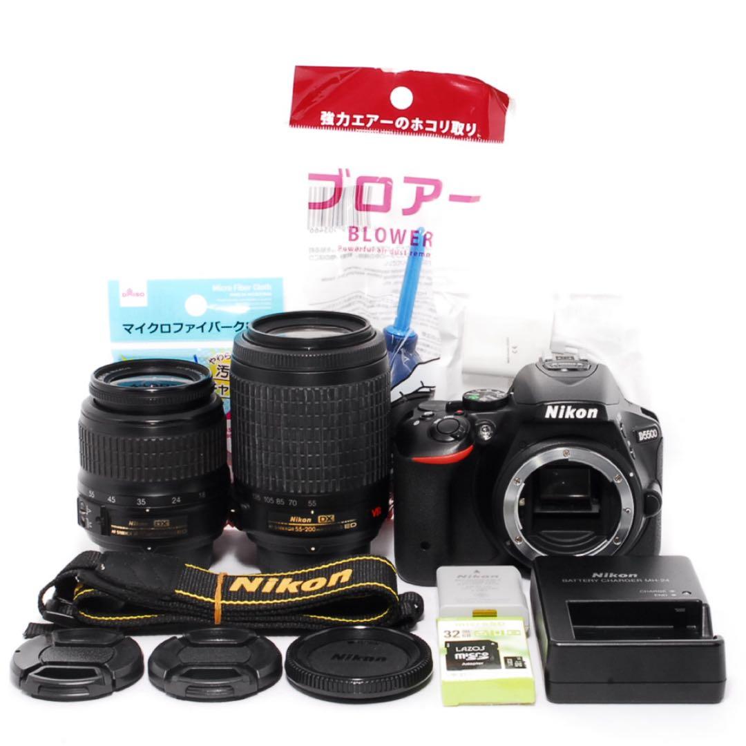 すぐ使える◆Nikon D5500◆一眼レフカメラ◆WiFiで楽々転送◆訳あり◆
