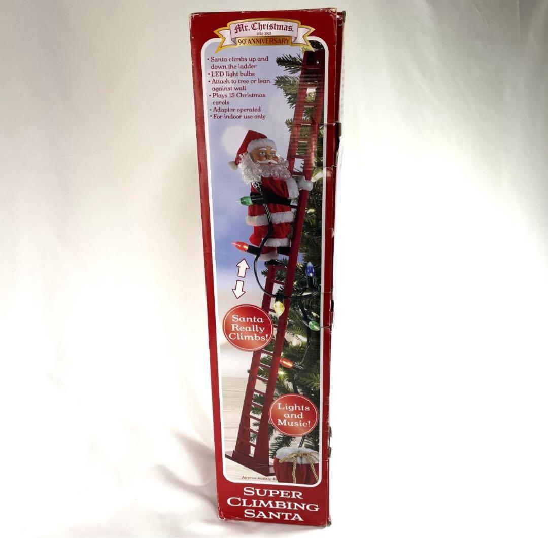 「スーパークライミングサンタ」ミスタークリスマス イルミ オルゴール