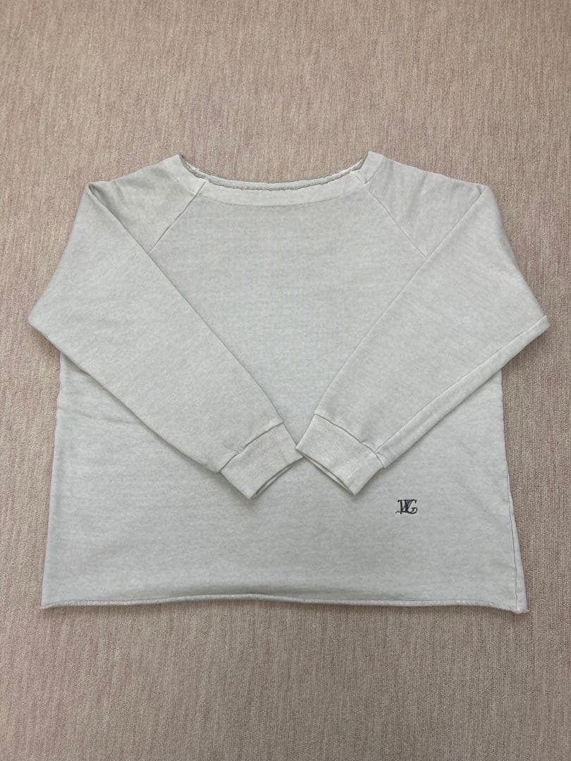 ウィム ガゼット オフショル裏毛プルオーバー