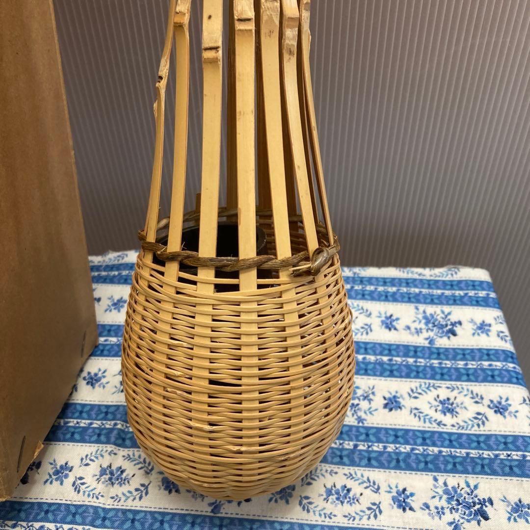 華道道具　花入　やな篭　S16HI