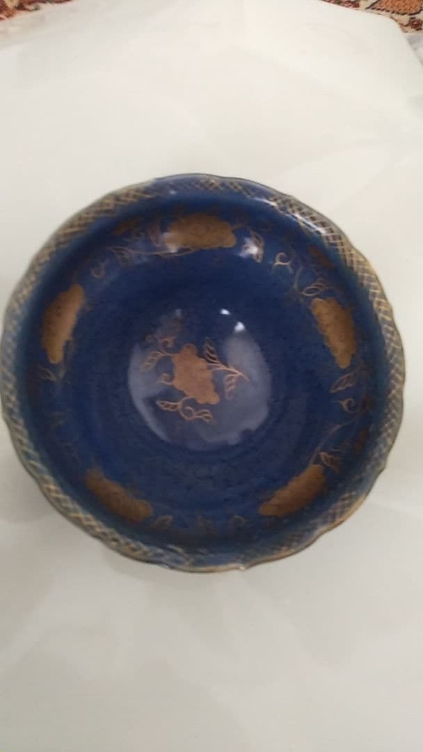 抹茶茶碗 青色