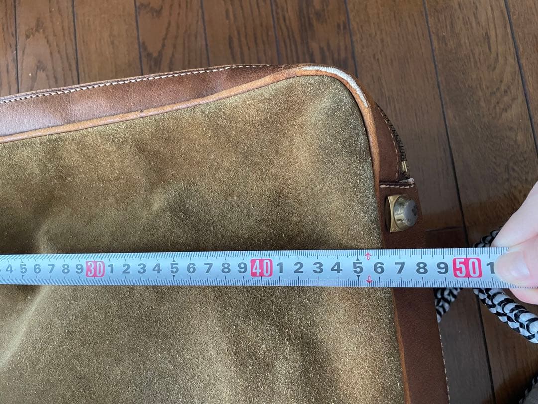 Gucci ボストンバッグ スエード ベージュ 大型