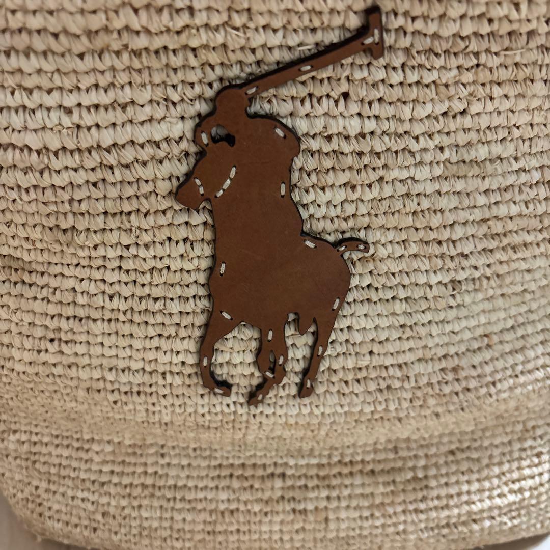 新品Ralph Lauren ベージュ かごバッグ ポーチ付き