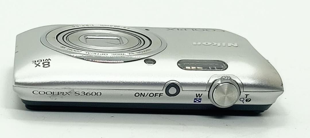 Nikon COOLPIX S3600 デジカメ シルバー 充電器、箱付き