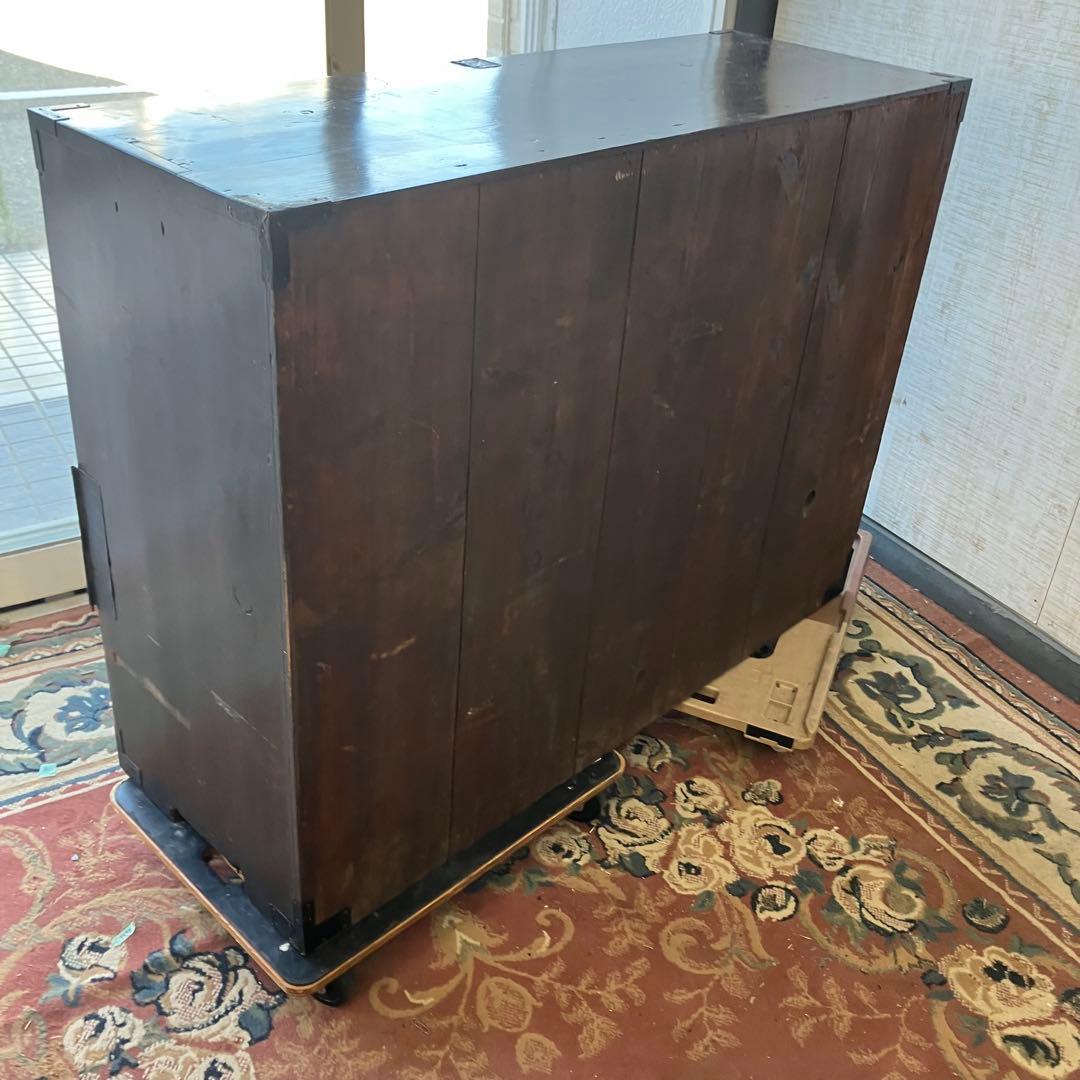 昭和レトロ 仙台箪笥 4段9杯 引き出し箪笥 和箪笥 ビンテージ 古家具