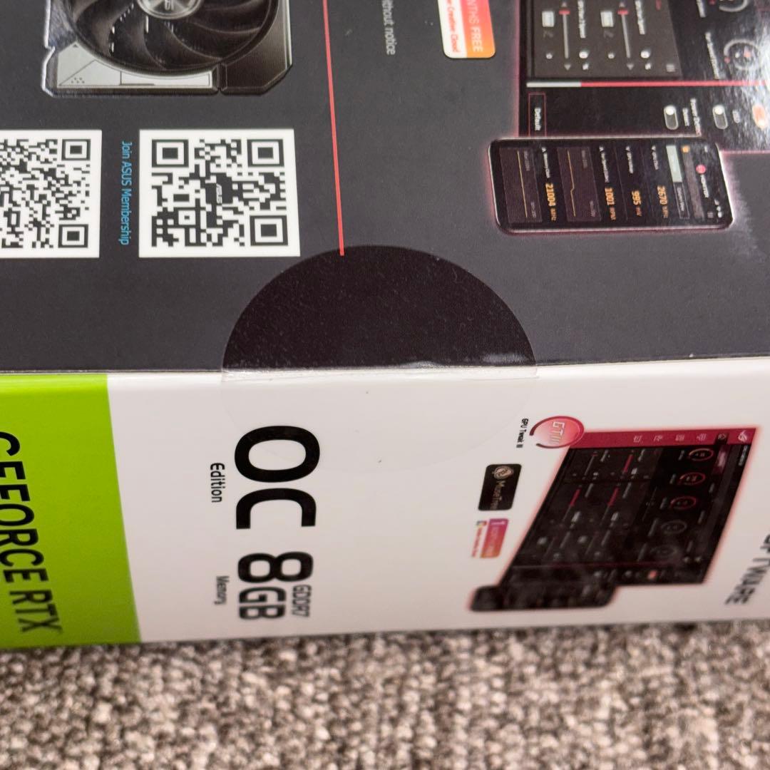 【未開封・未使用】ASUS GeForce RTX 5060 OC 8GB