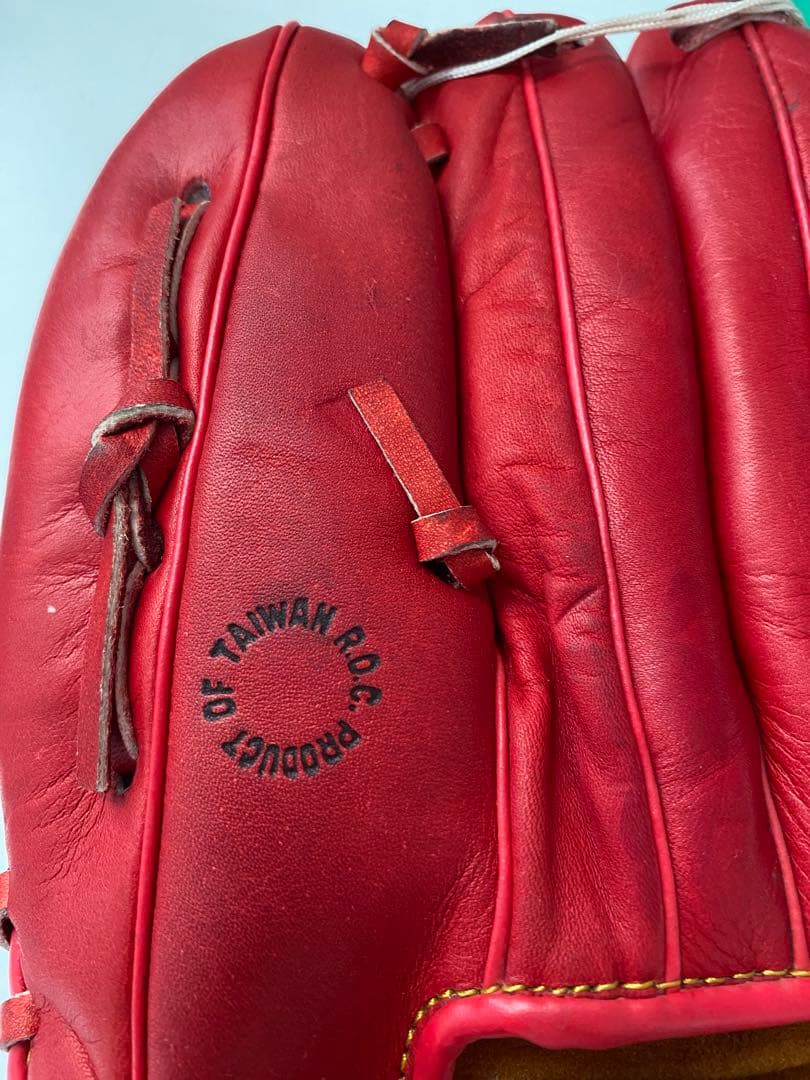 長嶋茂雄　サイン刻印　ゼネラル　ミスタージャイアンツ　赤 グローブ