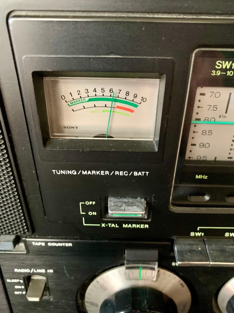 SONY CF 5950 スカイセンサー　コレクション品　テープ部　ベルト切れ