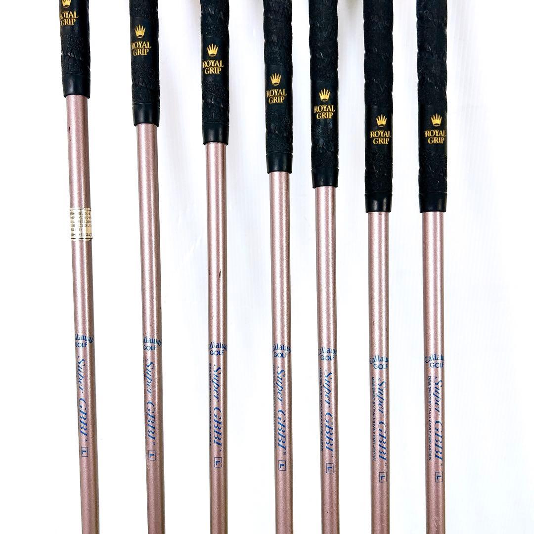 キャロウェイ　グレートビックバーサ　レディース　アイアンセット　ゴルフクラブ　L