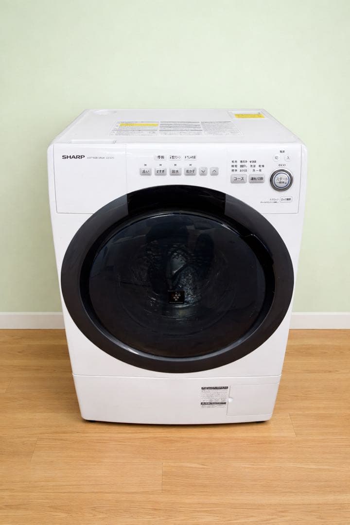SHARP ドラム式洗濯機 ES-S7D-WL 7.0/3.5kg 2020年製