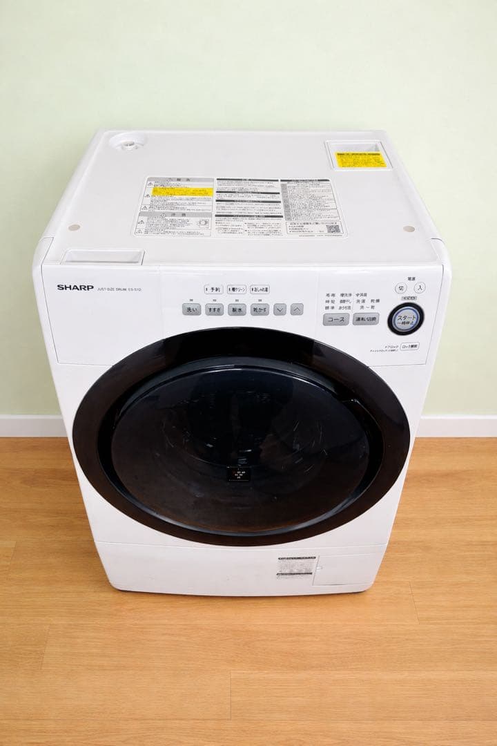 SHARP ドラム式洗濯機 ES-S7D-WL 7.0/3.5kg 2020年製