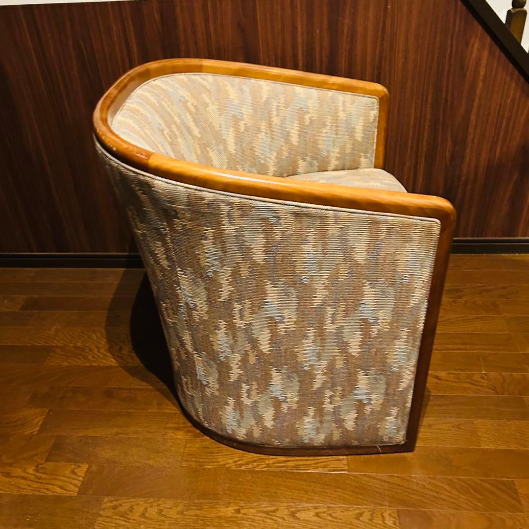 【良品】 シングルソファー 腰掛け椅子 家具 1人用椅子 ②