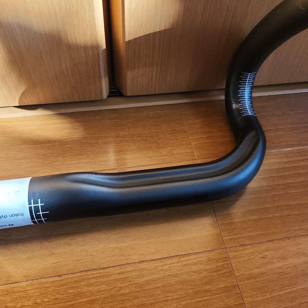 3T ERGONOVA TEAM カーボンハンドル 420 Φ31.8 落車なし