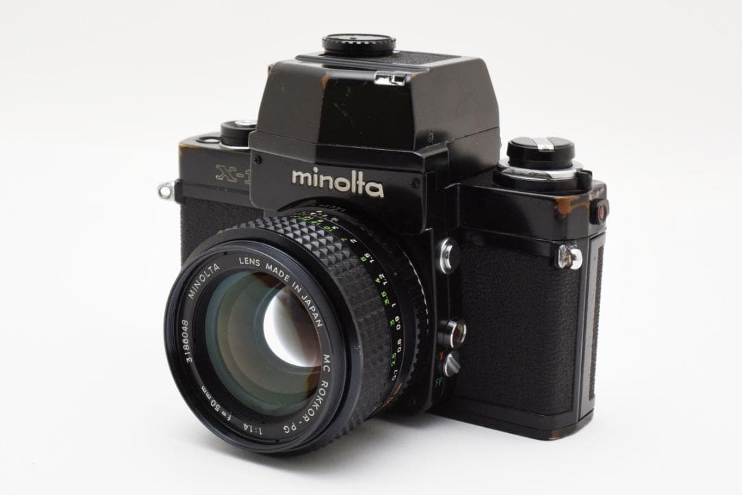 フィルムカメラ Minolta X-1 + MC ROKKOR PG 50mm F1.4