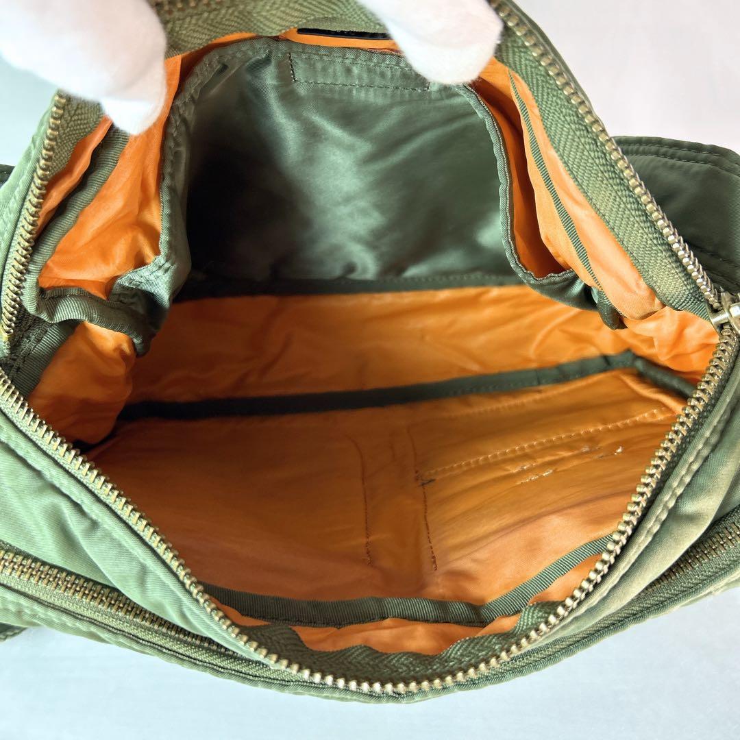 PORTER ポーター タンカー ショルダーバッグ 2層 セージグリーン