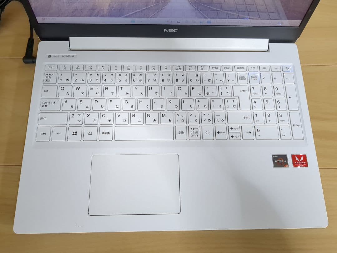 Windowsノート本体 NEC LAVIE NS300/RAW Ryzen 3 8gb ssd256gb