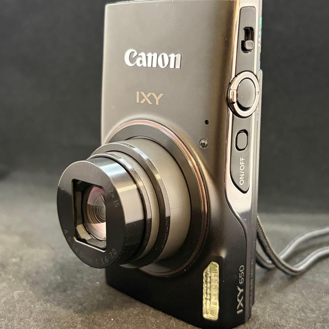 【極美品】Canon IXY650 デジタルカメラPC2274 動作品　ブラック