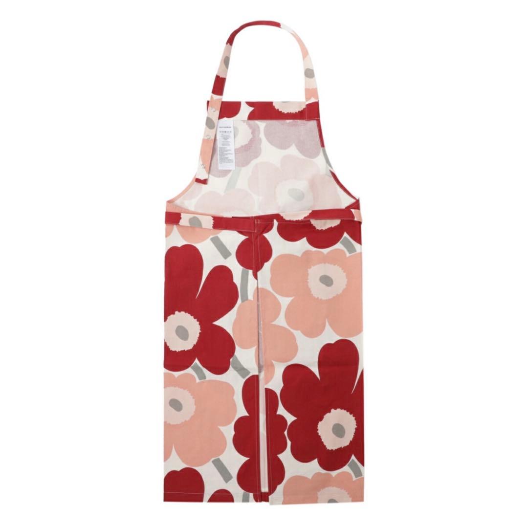 新品 マリメッコ Pieni Unikko ウニッコ エプロン チェリー