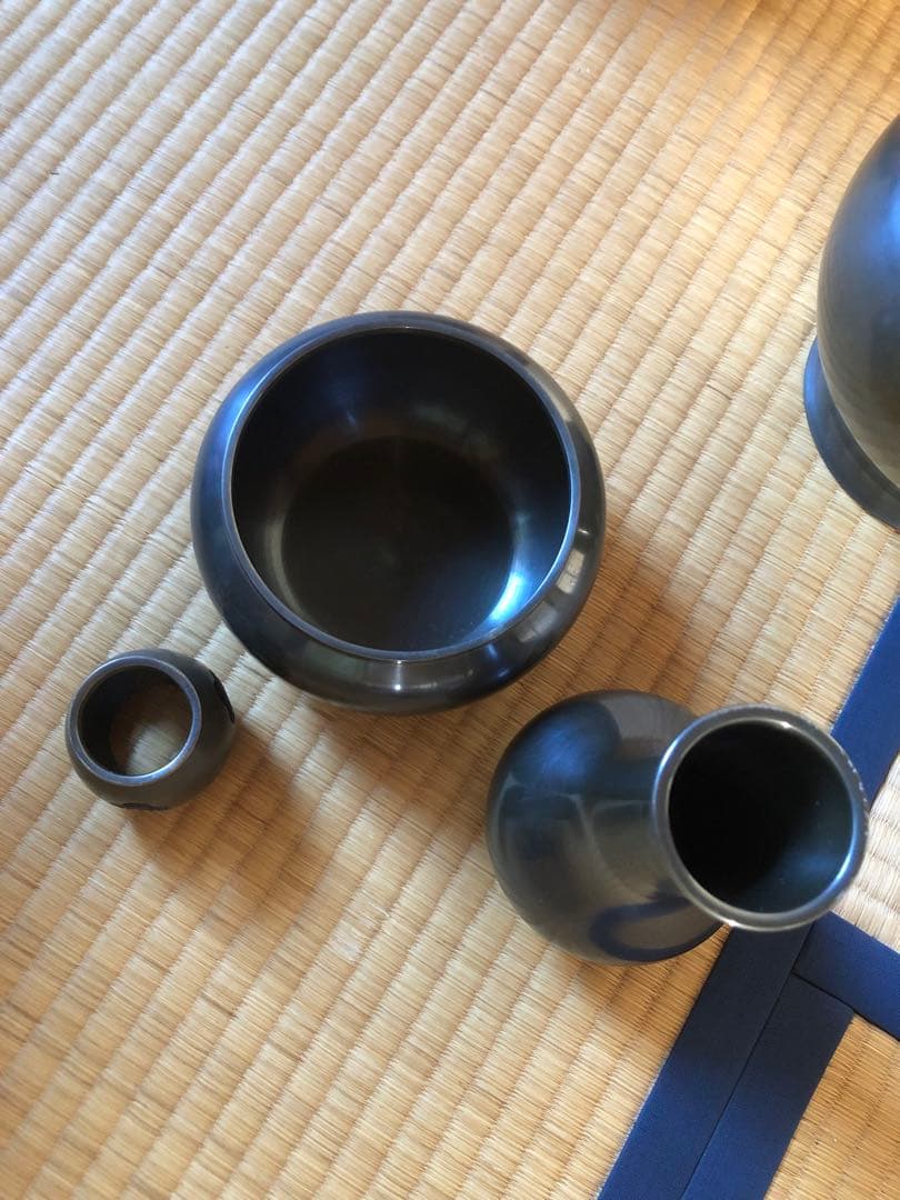 砂張銅　皆具　宗囲流好　木箱入