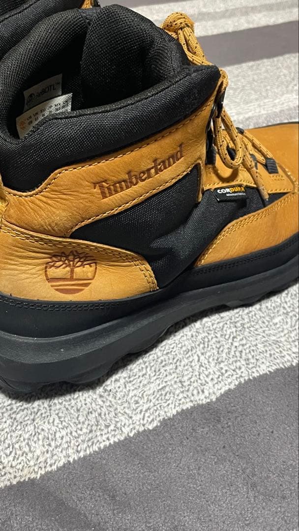 Timberland ハイカットブーツ 黒/オレンジ