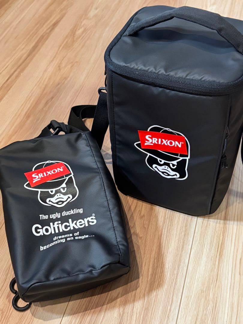 Srixon x Golfickers 限定コラボラウンドポーチ、クーラーバッグ