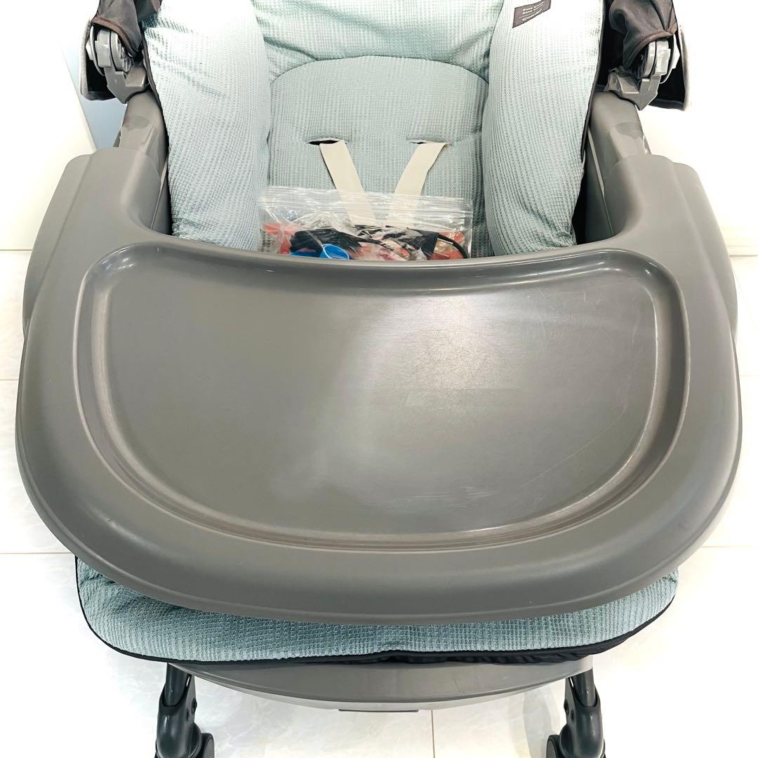 【良品】動作良好★コンビネムリラオートスイングBEDiLongスリープシェルブル