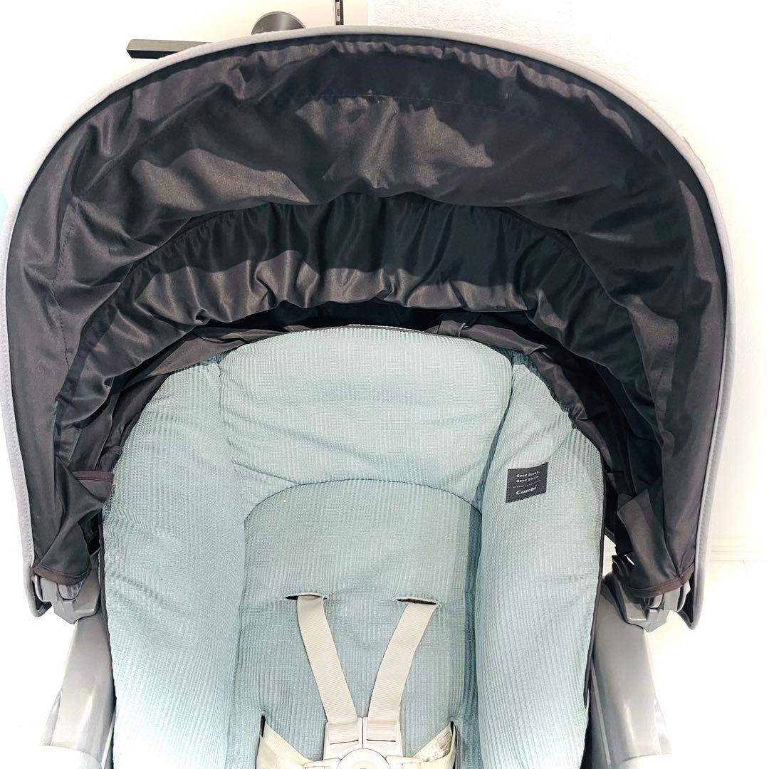 【良品】動作良好★コンビネムリラオートスイングBEDiLongスリープシェルブル