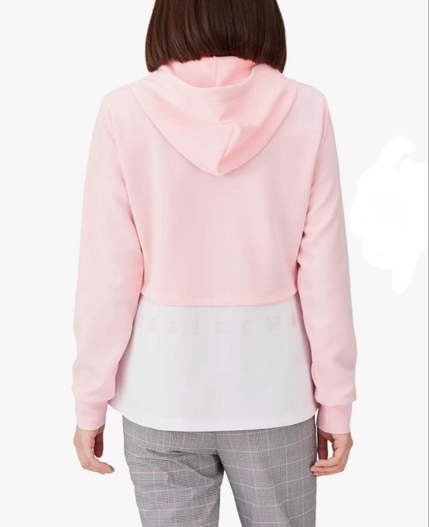 新品 munsingwear 吸汗ストレッチフルジップフレアパーカー