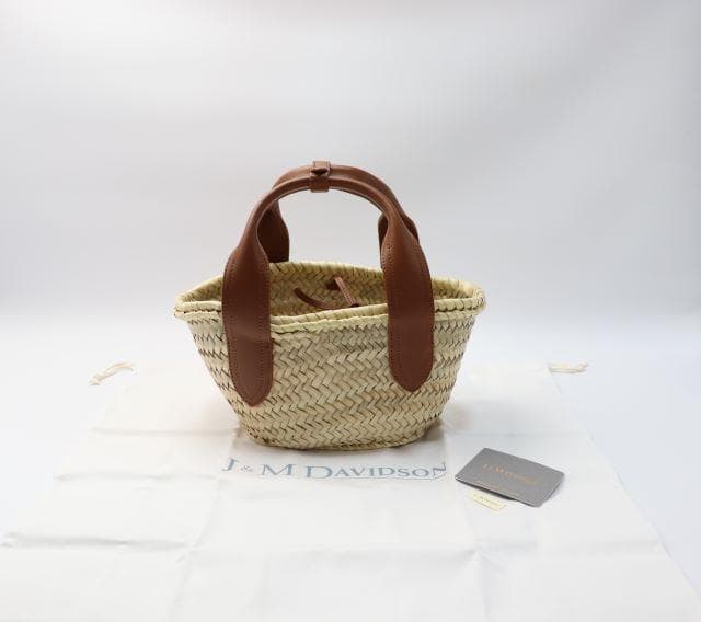 新品 J&M DAVIDSON ジェイアンドエムデヴィッドソン かごバッグトート