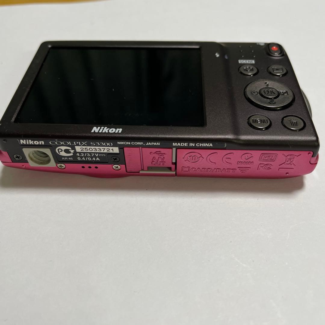 Nikon COOLPIX S3300ピンク バッテリー付き
