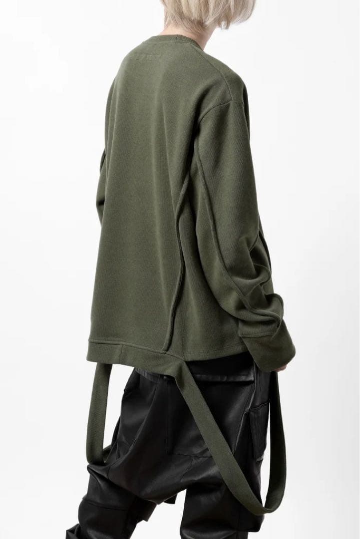 af artefactプルオーバー / ニットジャージ (KHAKI)