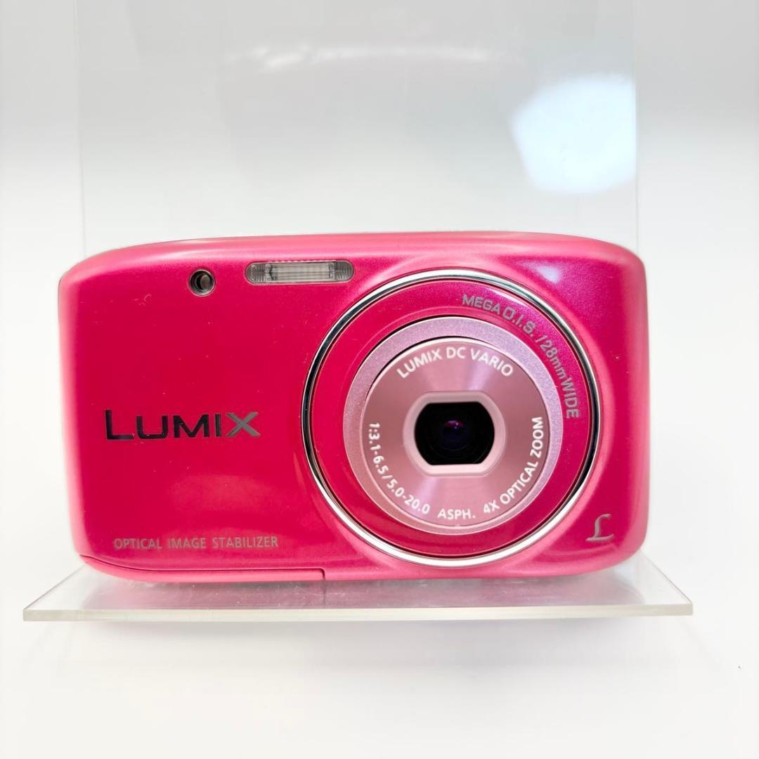 美品 Panasonic LUMIX DMC-S2 ピンク コンデジ　デジカメ
