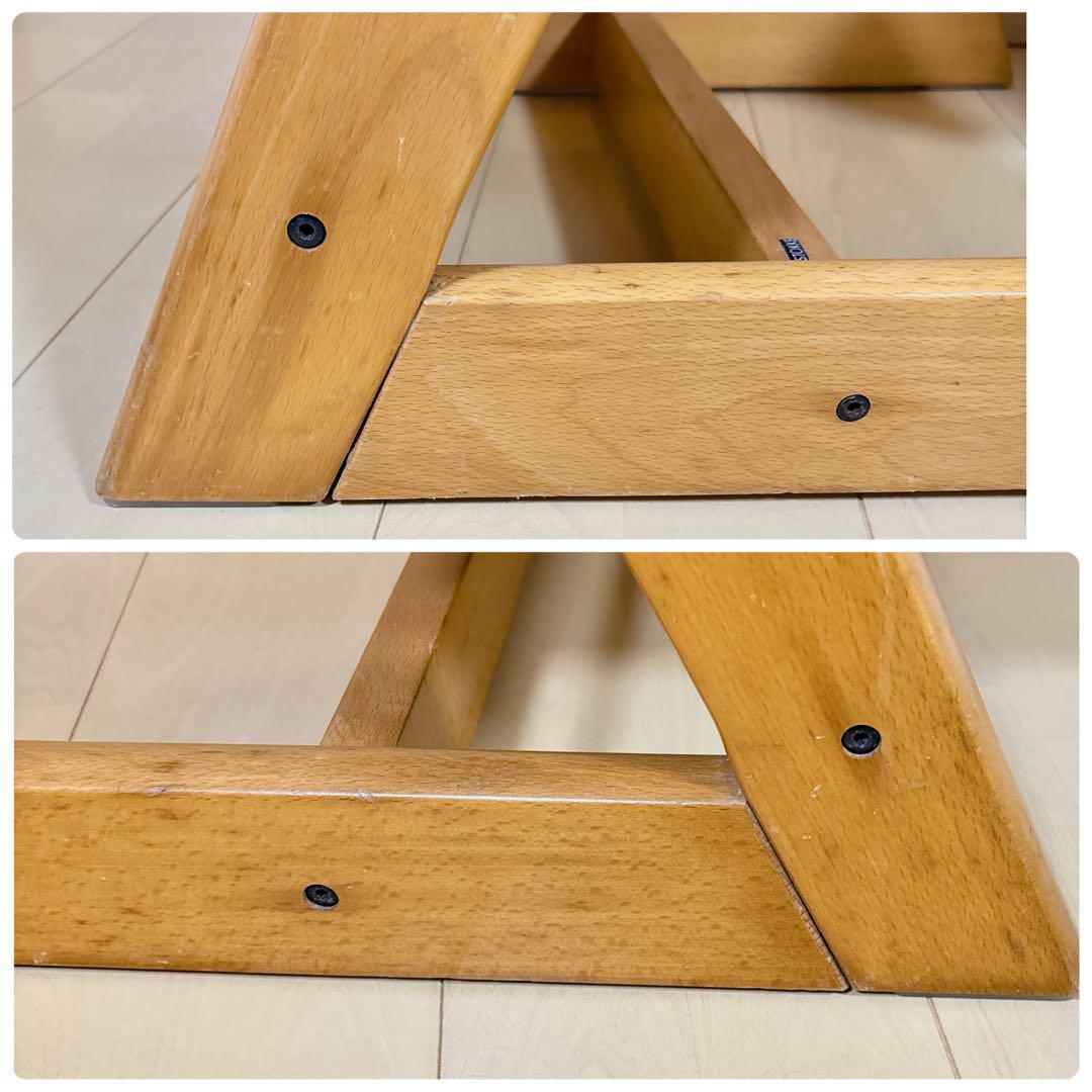 廃盤カラー♡ストッケトリップトラップ 木製　キッズハイチェア