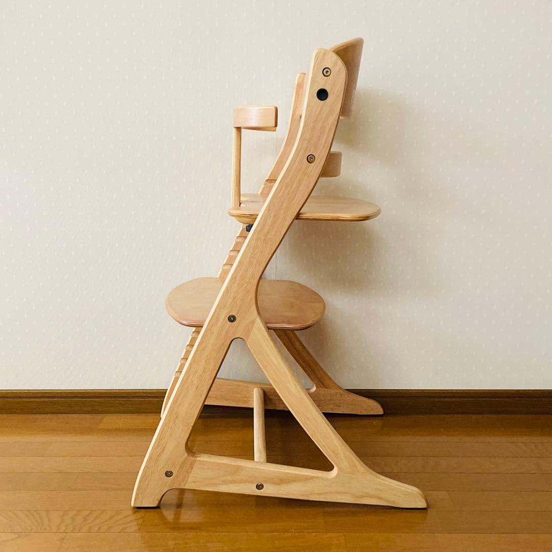 【美品】大和屋 すくすくチェアプラス yamatoya ナチュラル
