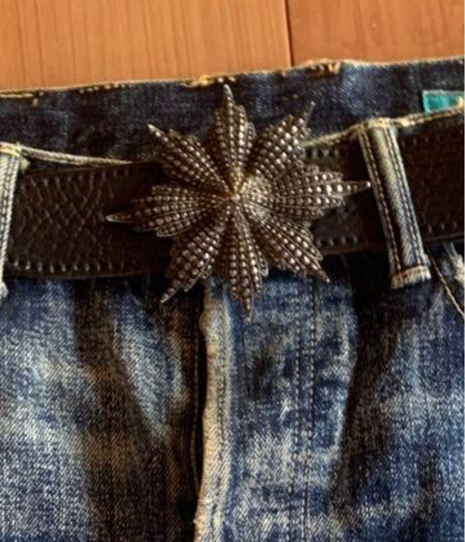 レアKAPITALスタッズ　リメイクジーンズ