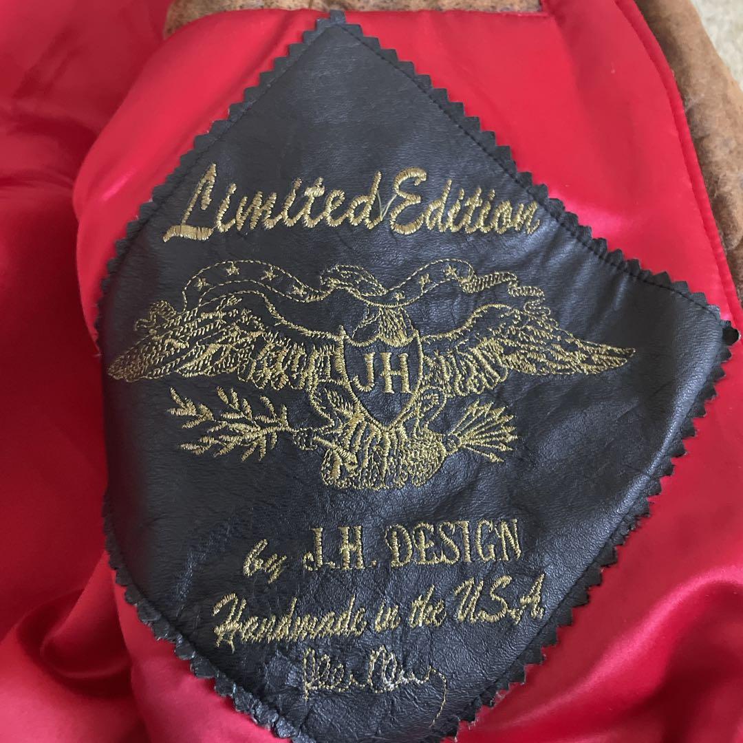 Jeff Hamilton BULLS レザー スタジャン ジャケット 90s