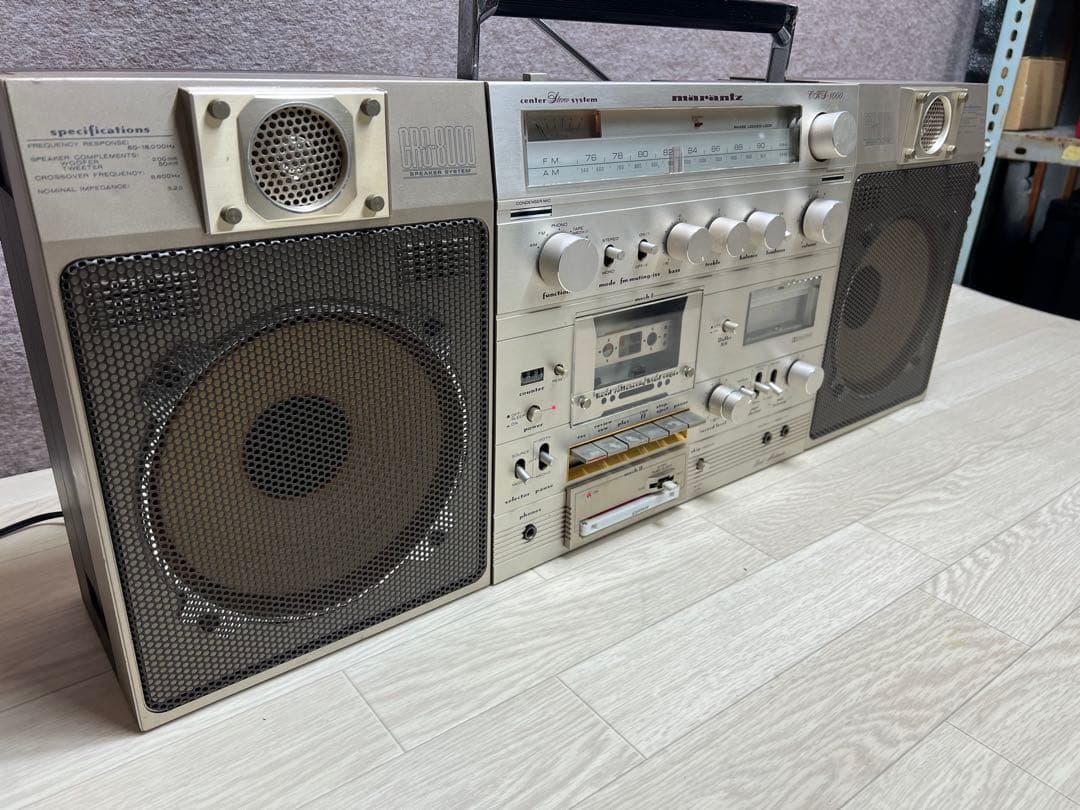 希少レトロmarantzマランツCRS-8000大型ラジカセ中古メンテナンス済み